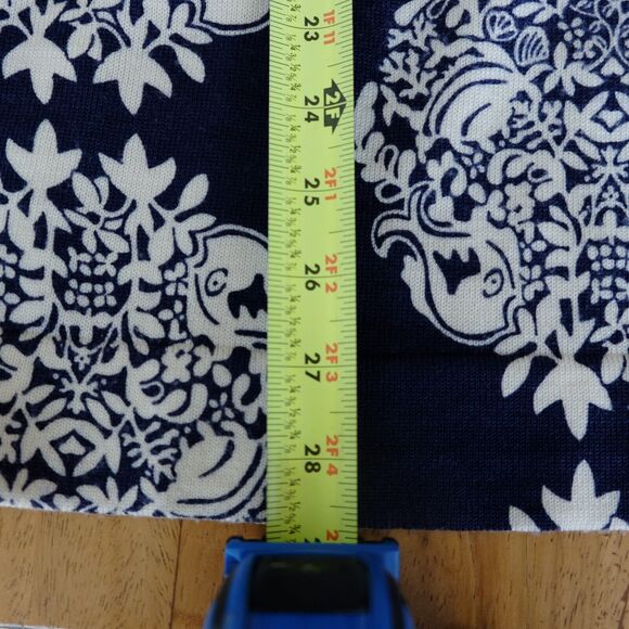 Lilly‎ Pulitzer Sweater Women Sz S Blue Knit Merino Wool Paisley Business Casual - Picture 10 of 12